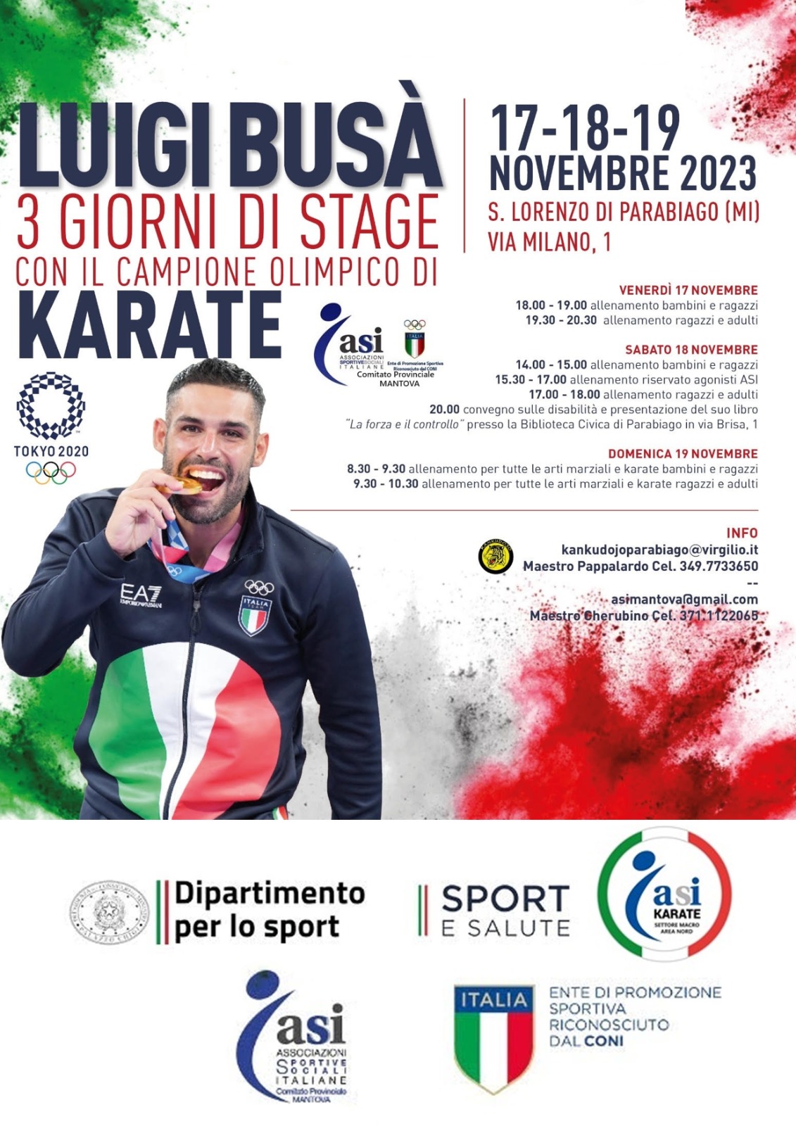 Luigi Busà – 3 giorni di Stage con il Campione Olimpico di Karate